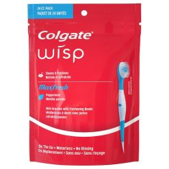Colgate Wisp Max Fresh Peppermint, 24 Count, 4 Per Case | SKU: 592254 | UPC: 035000680761