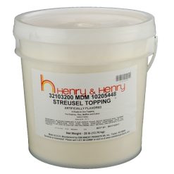 Henry And Henry Streusel Topping, 28 Pounds | SKU: 608626 | UPC: 035074005965