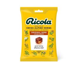 Ricola Original Herbed Cough Drop Bags, 21 Count, 8 Per Pack, 6 Per Case | SKU: 750704 | UPC: 036602001169