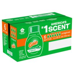 Gain Double Strength Liquid Laundry Detergent, 739 Milliliter, 6 Per Case | SKU: 482038 | UPC: 037000127833