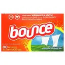 Bounce Dryer Sheets Outdoor Fresh, 80 Count, 9 Per Case | SKU: 543589 | UPC: 037000340850