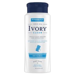 Ivory Shower & Bath Liquid Body Wash, 21 Fluid Ounce, 4 Per Case | SKU: 640442 | UPC: 037000919834