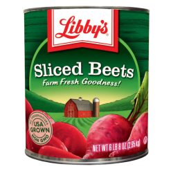 Libbys Sliced Beets, 104 Ounces, 6 Per Case | SKU: 197407 | UPC: 037100932740