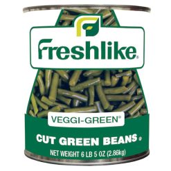 Freshlike Cut Green Beans, 101 Ounce, 6 Per Case | SKU: 396977 | UPC: 037100060269
