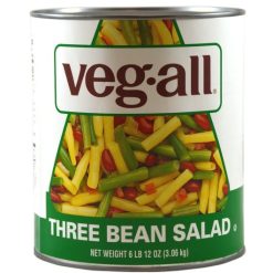 Veg-All Three Bean Salad, 108 Ounce, 6 Per Case | SKU: 412495 | UPC: 037100060535