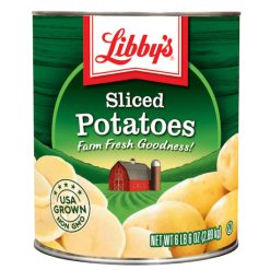 Libby s Sliced Potatoes, 102 Ounce, 6 Per Case | SKU: 399365 | UPC: 037100962273