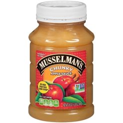 Musselmans Sweetened Chunky Applesauce, 24 Ounce, 12 Per Case | SKU: 518440 | UPC: 037323127244