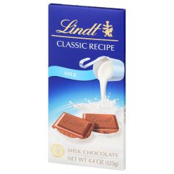 Lindor Classic Recipe Milk Chocolate Bar, 4.4 Ounces, 72 Per Case | SKU: 531039 | UPC: 037466083230