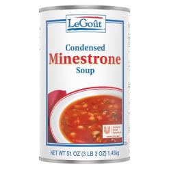 Legout International Minestrone Soup, 3 Pound, 12 Per Case | SKU: 102163