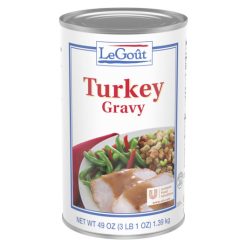 Legout Turkey Gravy, 49 Ounces, 12 Per Case | SKU: 103308 | UPC: 037500803633
