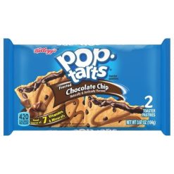 Kellogg s Pop-Tarts Frosted Open & Fold Display Chocolate Chip Pastry, 3.3 Ounces, 6 Per Box, 12 Per Case | SKU: 428062 | UPC: 038000197215
