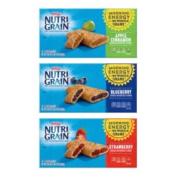 Kellogg Assortment Pack Nutri-Grain Cereal Bar, 1.3 Ounces , 48 Per Case | SKU: 382069 | UPC: 038000058721