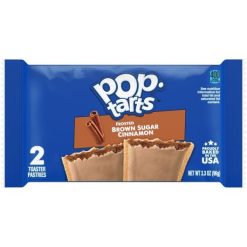 Kellogg s Frosted Pop Tart Brown Sugar Cinnamon Two Pack, 3.3 Ounces, 6 Per Box, 12 Per Case | SKU: 354358 | UPC: 038000311321