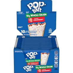 Kellogg s Whole Grain Frosted Strawberry Pastry, 1.69 Ounce, 10 Per Box, 12 Per Case | SKU: 541034 | UPC: 038000551307