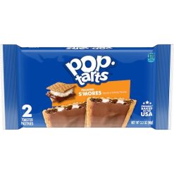 Kellogg Pop-Tarts Frosted Open & Fold Display S mores Pastry, 3.3 Ounces, 6 Per Box, 12 Per Case | SKU: 382615 | UPC: 038000058172