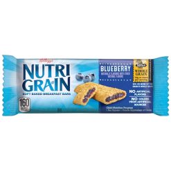 Kellogg Nutri-Grain Blueberry Cereal Bar, 1.55 Ounces, 16 Per Box, 6 Per Case | SKU: 581988 | UPC: 038000908194