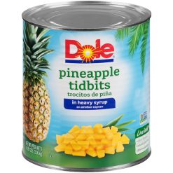 Dole Fancy Pineapple Tidbits In Heavy Syrup, 106 Ounce, 6 Per Case | SKU: 659466 | UPC: 038900005351