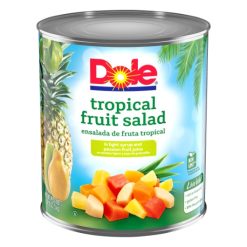 Dole Tropical Fruit Salad In Light Syrup, 102.13 Ounces, 6 Per Case | SKU: 659473 | UPC: 038900090821