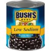 Bush s Best Low Sodium Fancy Brine Black Beans, 108 Ounce - 6 Per Case | SKU: 533448 | UPC: 039400018858