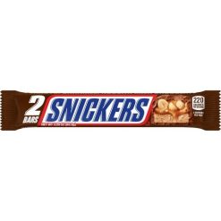 Snickers King Size Chocolate Candy Bar, 3.29 Ounce, 24 Per Pack, 6 Per Case | SKU: 556816 | UPC: 040000322528