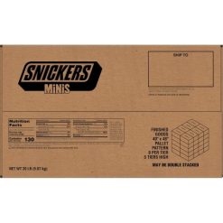 Snickers Miniature Candy Bar, 20 Pounds | SKU: 556784 | UPC: 040000064022