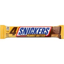 Snickers King Size Peanut Butter Squared Snicker, 3.56 Ounce, 18 Per Box, 6 Per Case | SKU: 557223 | UPC: 040000441489