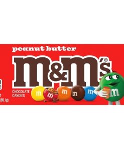 M&M s Peanut Butter Movie Box, 3 Ounces, 12 Per Case | SKU: 625425
