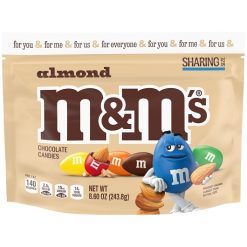 M&M s Almond Stand Up Pouch, 8.6 Ounce, 8 Per Case | SKU: 741059 | UPC: 040000579953
