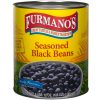 Furmanos Seasoned Black Beans, 108 Ounce, 6 Per Case | SKU: 771407 | UPC: 041188107648