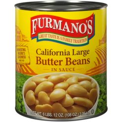 Furmanos California Large Butter Beans In Sauce, 108 Ounce, 6 Per Case | SKU: 515203 | UPC: 041188041065