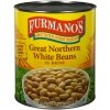Furmanos Great Northern White Beans in Brine, 110 Ounce, 6 Per Case | SKU: 487004