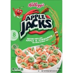 Kelloggs Apple Jacks Original Cereal, 8.9 Ounce, 18 Per Case | SKU: 773939 | UPC: 041192100369