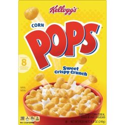 Kellogg s Corn Pops Original Cereal Box, 8.8 Ounce, 18 Per Case | SKU: 773935 | UPC: 041192100383