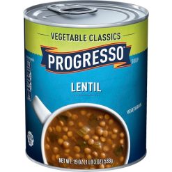 Progresso Vegetable Lentil Soup, 19 Ounces, 12 Per Case | SKU: 401272