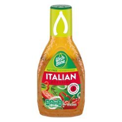 Wish-Bone Fat Free Italian Dressing Bottle, 8 Fluid Ounce, 12 Per Case | SKU: 608207 | UPC: 041321005213