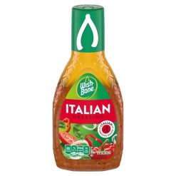 Wish-Bone Italian Regular Dressing Bottle, 8 Fluid Ounce, 12 Per Case | SKU: 608905 | UPC: 041321006135