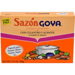 Goya Sazon Coriander & Annatto Seasoning Econo Pak, 3.52 Ounce, 18 Per Case | SKU: 494057 | UPC: 041331037792