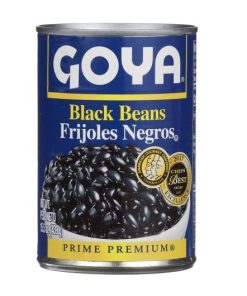 Goya Black Beans Can, 15.5 Ounces, 24 Per Case | SKU: 494406 | UPC: 041331124669