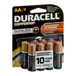 Duracell Ultra Duracell Alkaline All Aluminum, 8 Count, 8 Per Pack, 6 Per Case | SKU: 571418