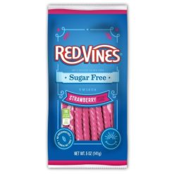 Red Vines Sugar Free Strawberry Twists, 5 Ounces, 12 Per Case | SKU: 485199 | UPC: 041364503417
