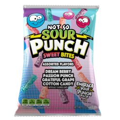 Sour Punch Dream Berry Sweet Bites Gummy Candy, 5 Ounce, 12 Per Case | SKU: 722202 | UPC: 041364180045