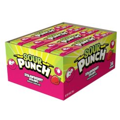 Sour Punch Straws Tray Gummy Candy, 2 Ounce, 288 Per Case | SKU: 485243 | UPC: 041364080536