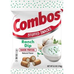 Combos Ranch Dip Pretzel Per Bag, 6.3 Ounce, 12 Per Case | SKU: 770830 | UPC: 041419781944