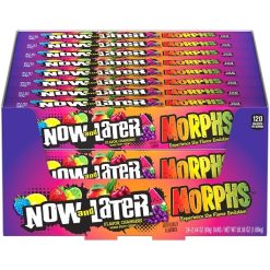 Now and Later Morphs Candy, 24 Per Box, 12 Per Case | SKU: 708134 | UPC: 041420042539