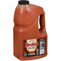 Frank s Redhot Extra Cayenne Pepper Hot Sauce, 1 Gallon, 4 Per Case | SKU: 378265 | UPC: 041500751962