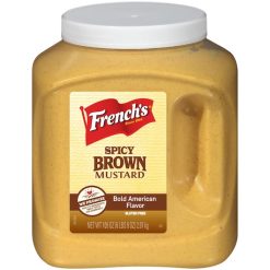 French s Natural Spicy Brown Mustard, 105 Ounce, 4 Per Case | SKU: 498026 | UPC: 041500819730