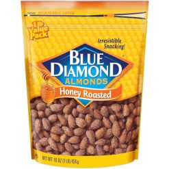 Blue Diamond Honey Roasted Almonds, 16 Ounces, 6 Per Case | SKU: 741602 | UPC: 041570144107