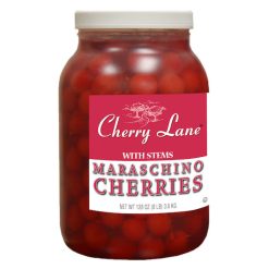 Cherry Lane Maraschino Cherry With Stem, 1 Gallon, 4 Per Case | SKU: 639606 | UPC: 041580778750