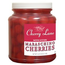 Cherry Lane Maraschino Cherry with Stem, 0.5 Gallon, 6 Per Case | SKU: 639608 | UPC: 041580779108