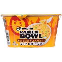 Maruchan Instant Hot & Spicy Chicken Flavor Ramen Noodle Soup, 3.32 Ounces, 6 Per Case | SKU: 567743 | UPC: 041789903021